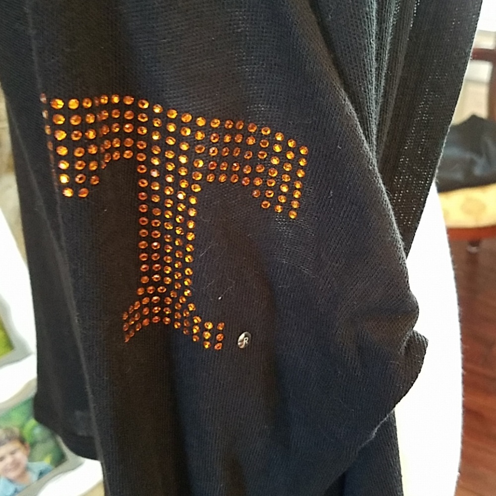 NWT Tennessee Black Wrap Cardigan XL